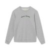 Forét Tide Sweatshirt-Lt Grey Mel/ Dk Green | Sweatshirts