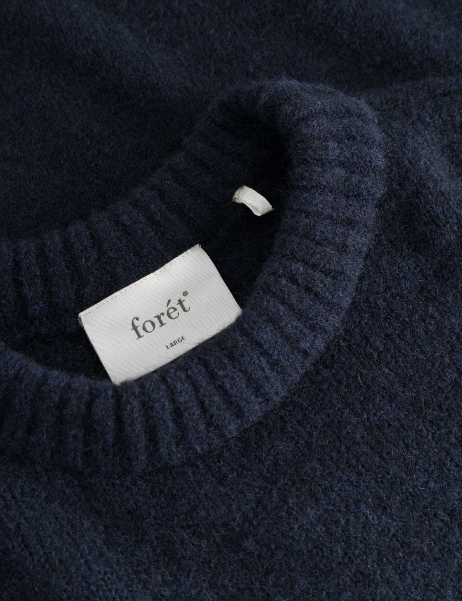 Forét Alpine Knit-Navy | Sweatshirts