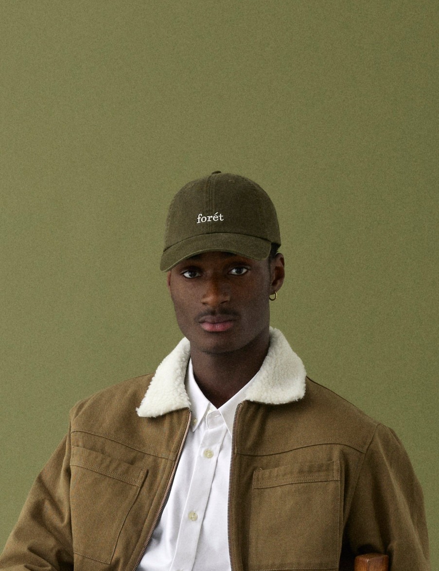 Forét Beech Sherpa Twill Jacket-Khaki/Cloud | Jackets