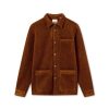 Forét Ivy Wool Overshirt-Rubber | Overshirts