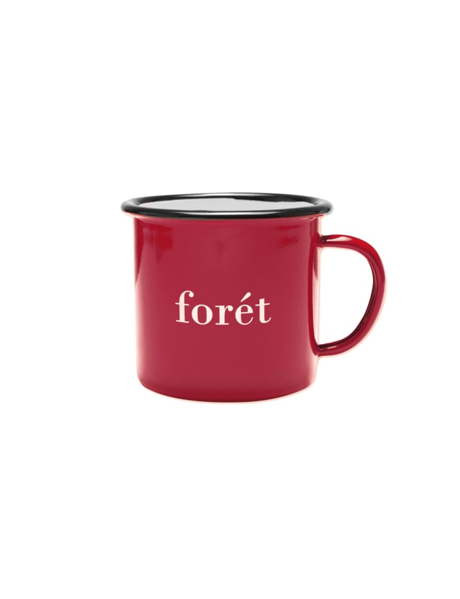 Forét Bean Enamel Mug-Red | Accessories