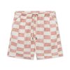 Forét Retreat Tencel Ripstop Shorts-Brick Print | Shorts