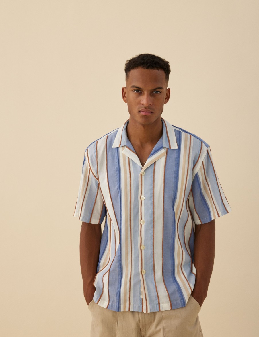 Forét Peer Ss Shirt-Stripe | Shirts