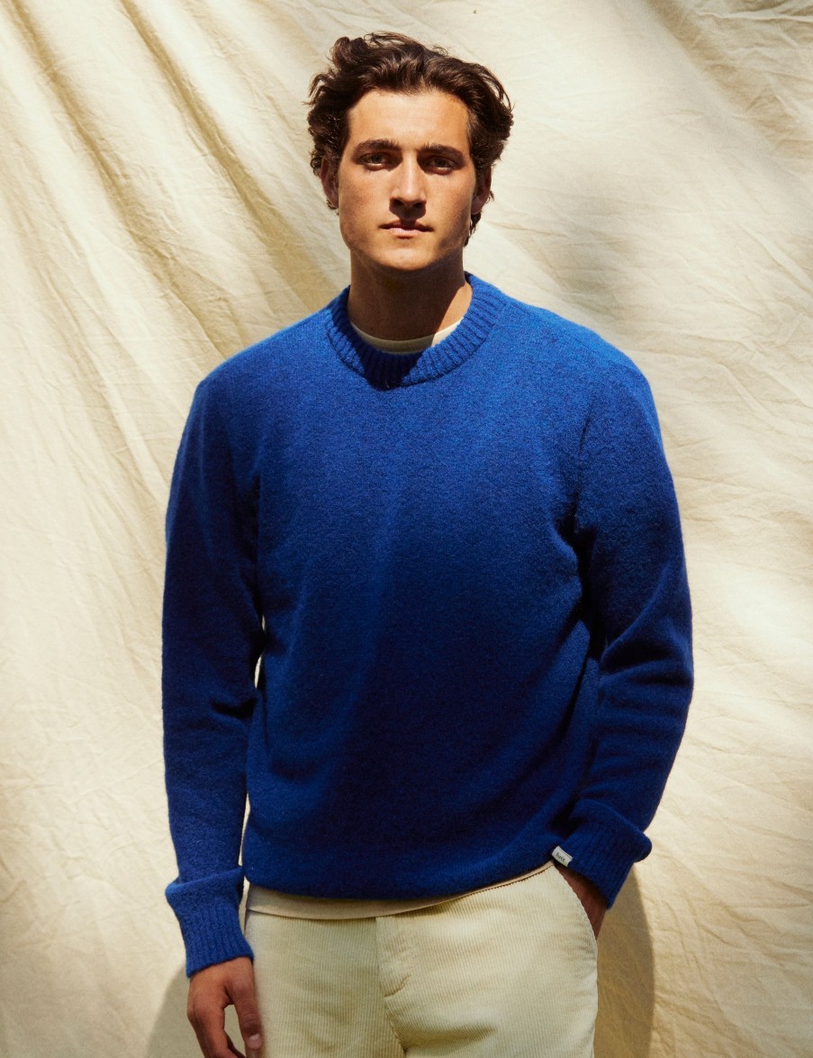 Forét Alpine Knit-Blue | Knitwear