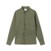 Forét Ledge Overshirt-Dark Olive | Shirts