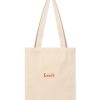 Forét Tote Bag-Natural/Red | Goods