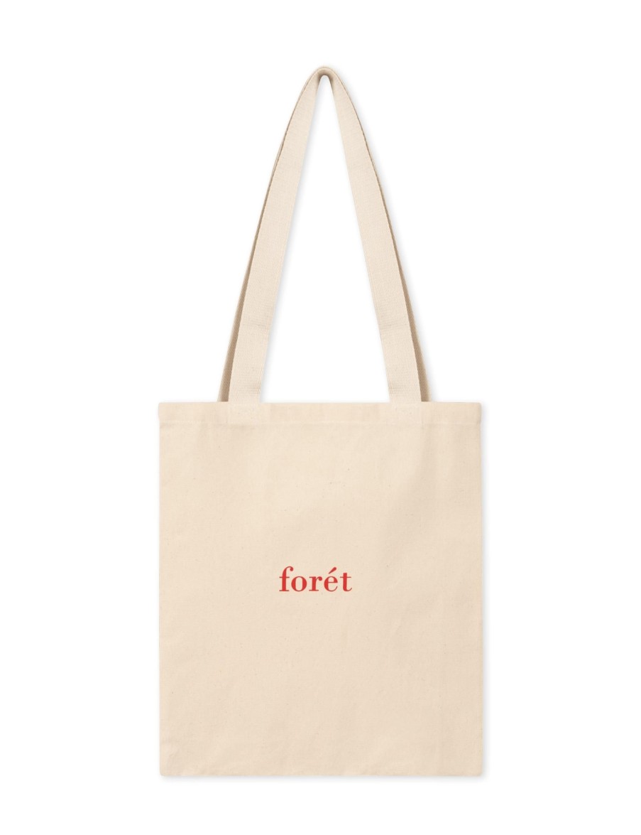 Forét Tote Bag-Natural/Red | Goods