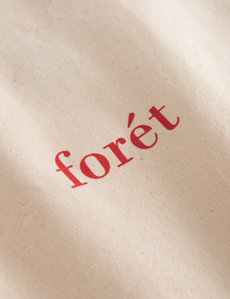 Forét Tote Bag-Natural/Red | Goods