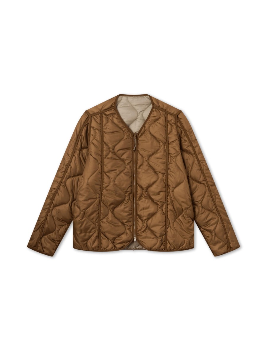 Forét Humid Reversible Liner Jacket-Brown | Overshirts