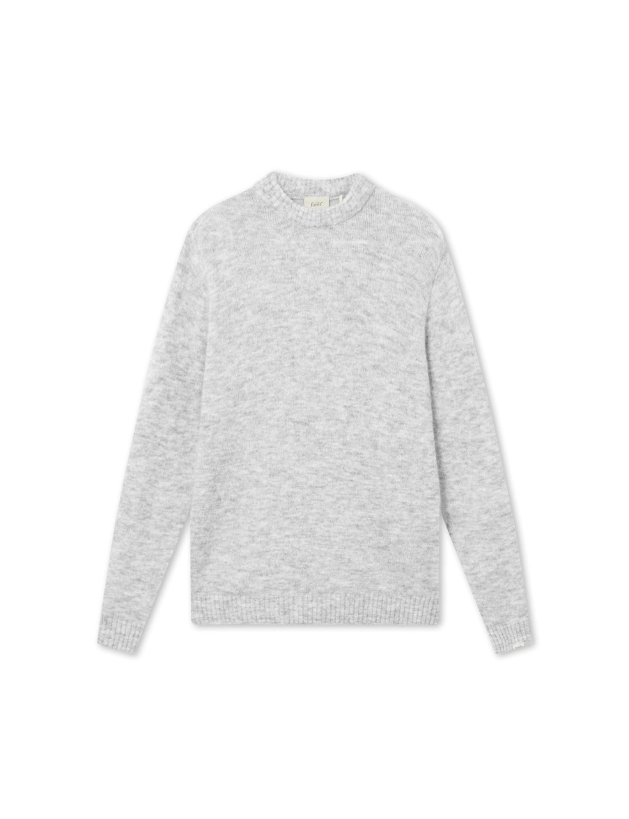 Forét Alpine Knit-Light Grey Melange | Sweatshirts