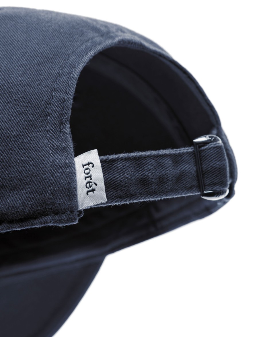 Forét Hawk Washed Cap-Navy | Goods