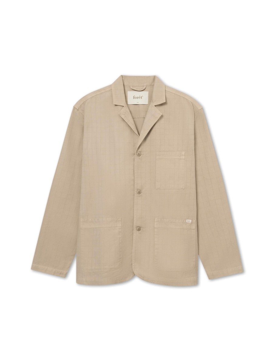 Forét Valley Unconstructed Blazer-Khaki | Shirts