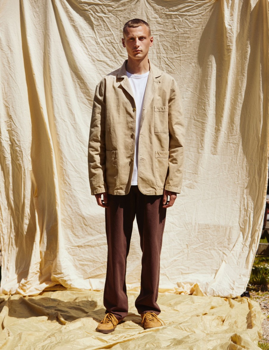 Forét Valley Unconstructed Blazer-Khaki | Shirts