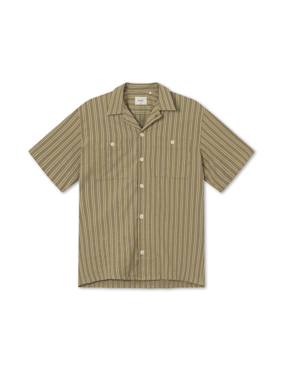 Forét Sway Shirt-Yellow | Shirts