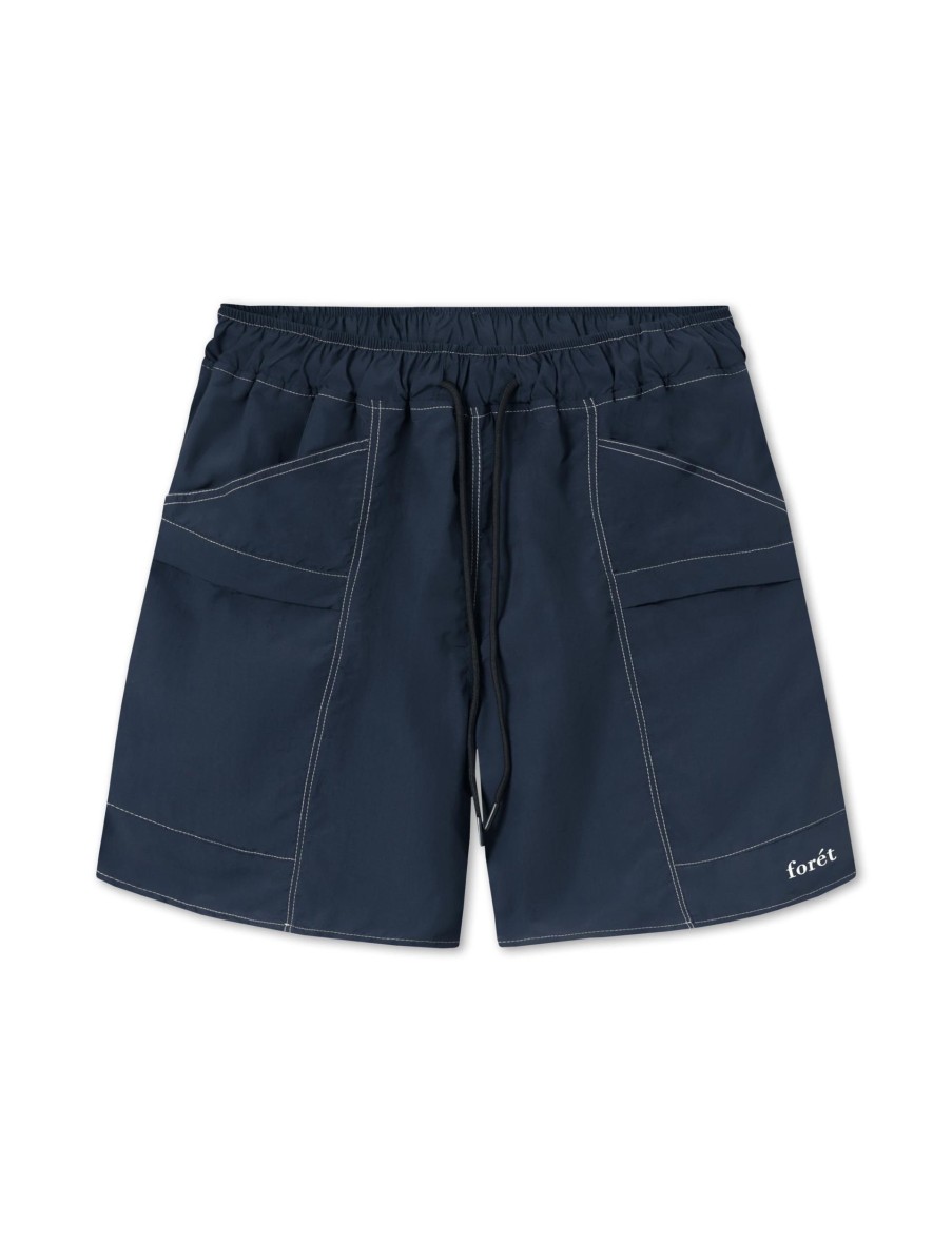 Forét Comet Shorts-Navy | Shorts