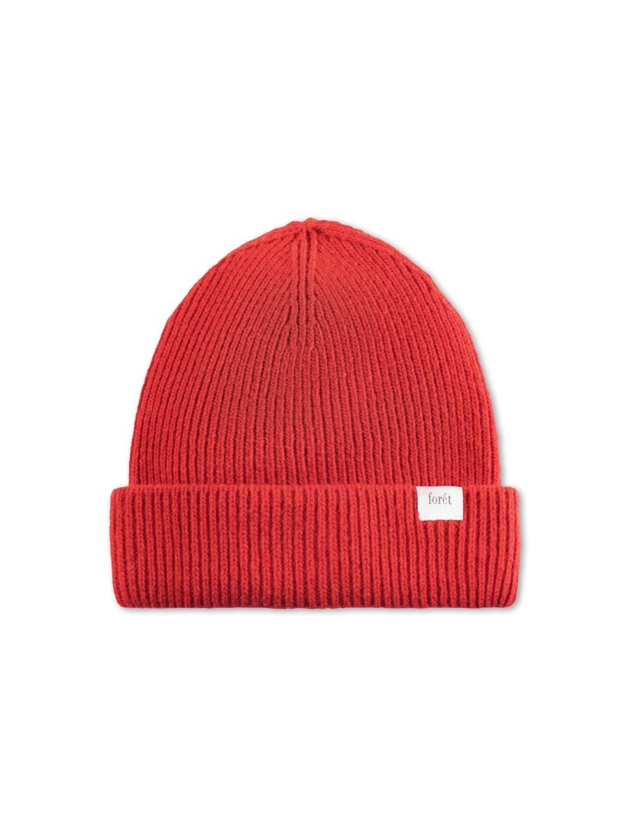 Forét Top Beanie-Red | Accessories