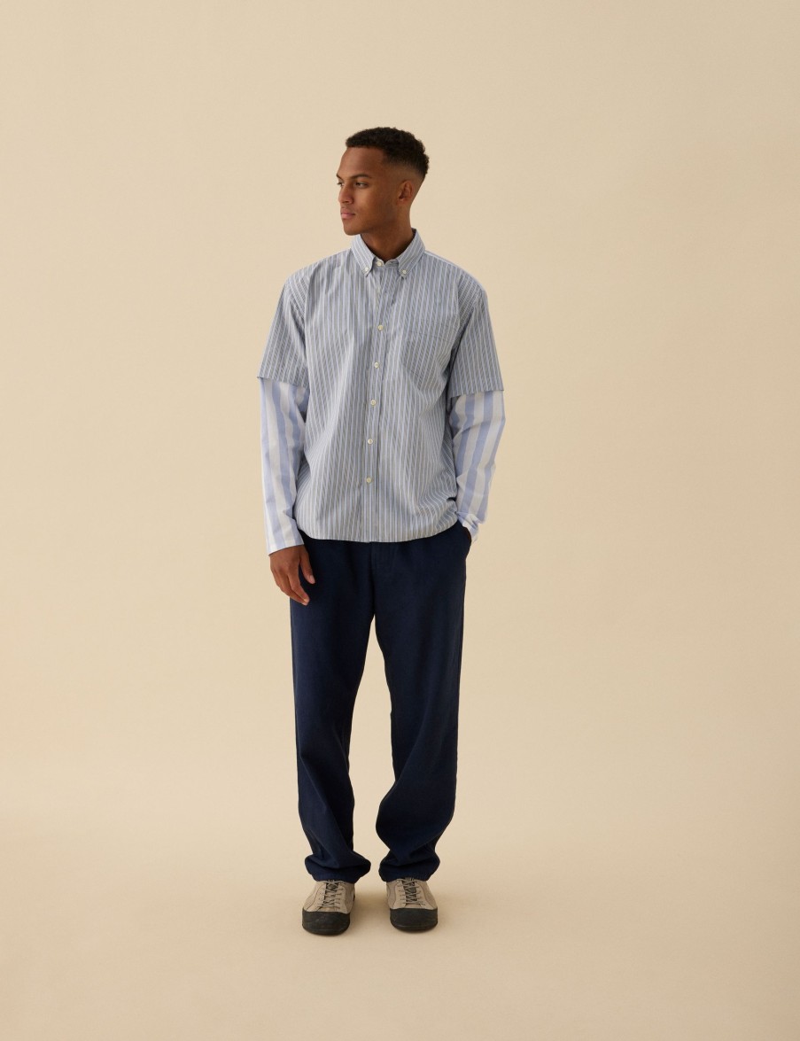 Forét Rest Shirt-Light Blue/Cloud | Shirts