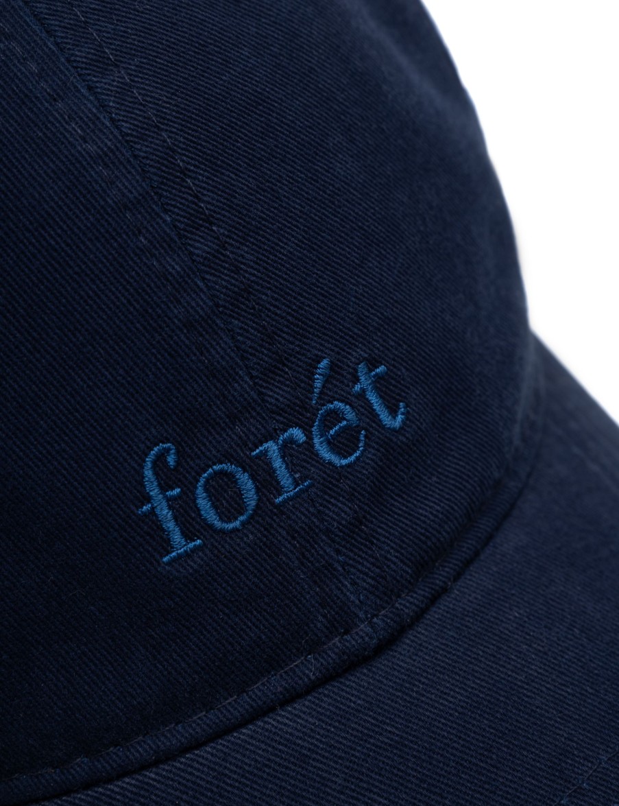 Forét Hawk Washed Cap-Navy/Blue | Caps