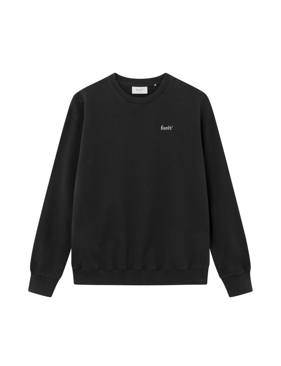 Forét Still Sweatshirt-Washed Black | Sweatshirts