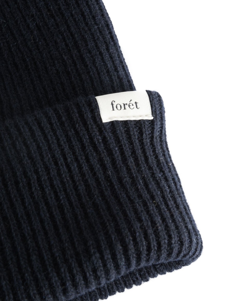 Forét Forest Beanie-Navy | Knitwear