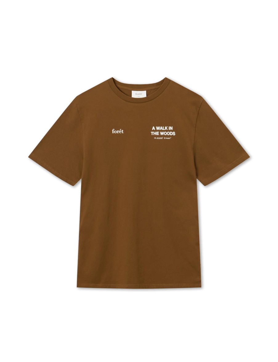 Forét Culture T-Shirt-Brown | T-Shirts