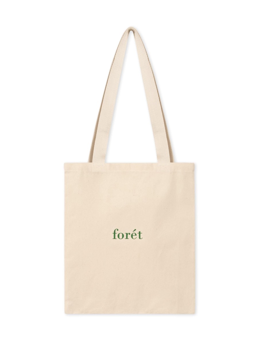 Forét Tote Bag-Natural/Green | Accessories