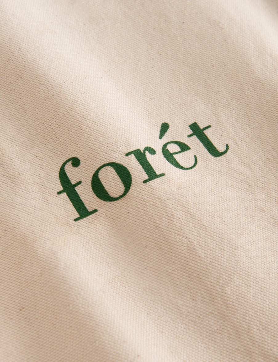 Forét Tote Bag-Natural/Green | Accessories