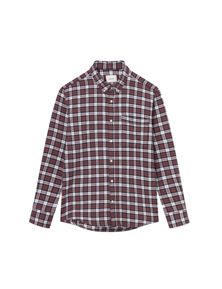 Forét Hornet Shirt-Red Ochre | Shirts