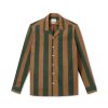 Forét Blunder Pyjamas Shirt-Rubber/Dark Green | Shirts