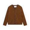 Forét Aura Sherpa Fleece Jacket-Brown | Jackets