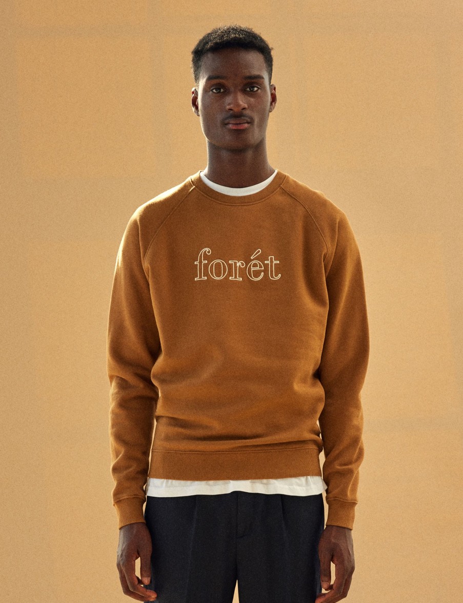 Forét Border Sweatshirt-Rubber/Cloud | Sweatshirts