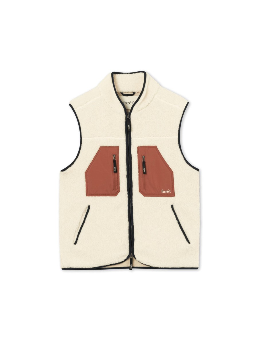 Forét Astro Sherpa Vest-Cloud/Brick | Vests