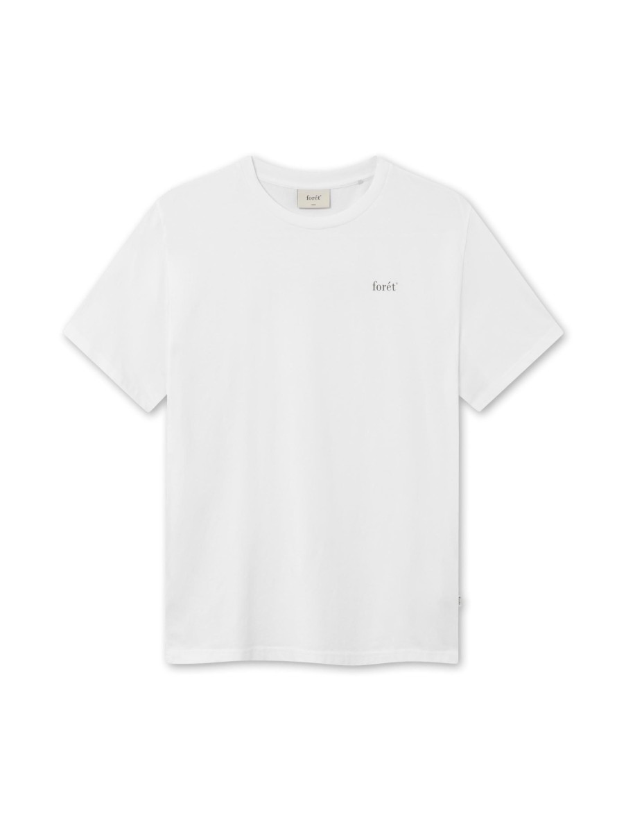 Forét Still T-Shirt-White | T-Shirts