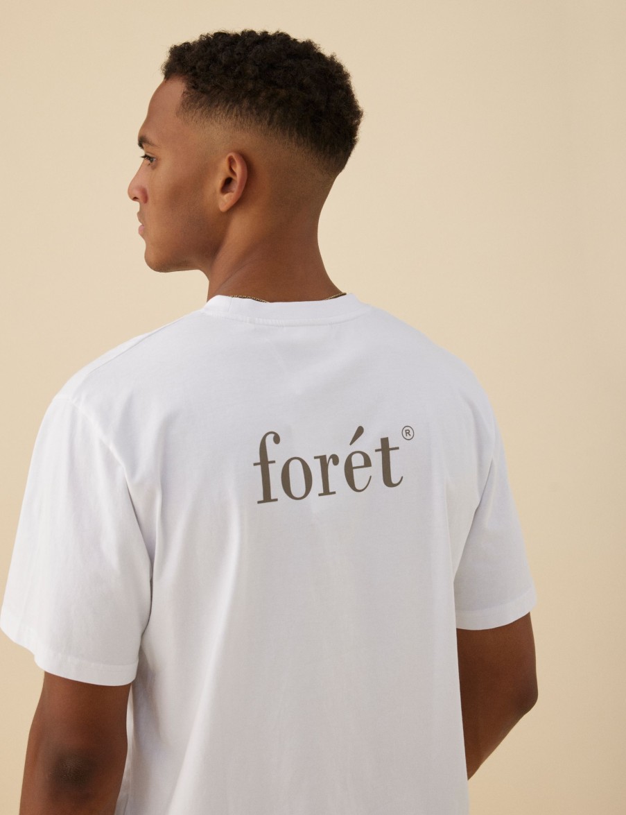 Forét Still T-Shirt-White | T-Shirts