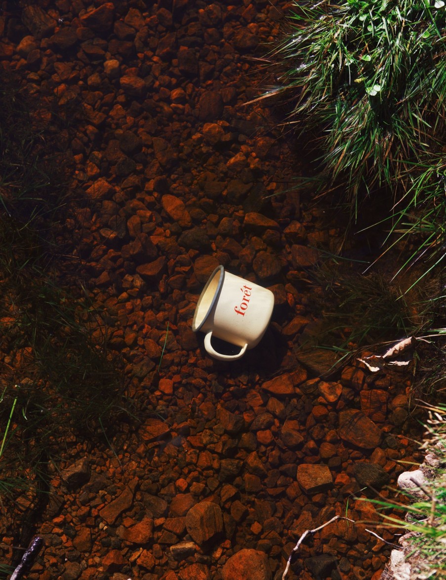 Forét Bean Enamel Mug-Cloud | Accessories