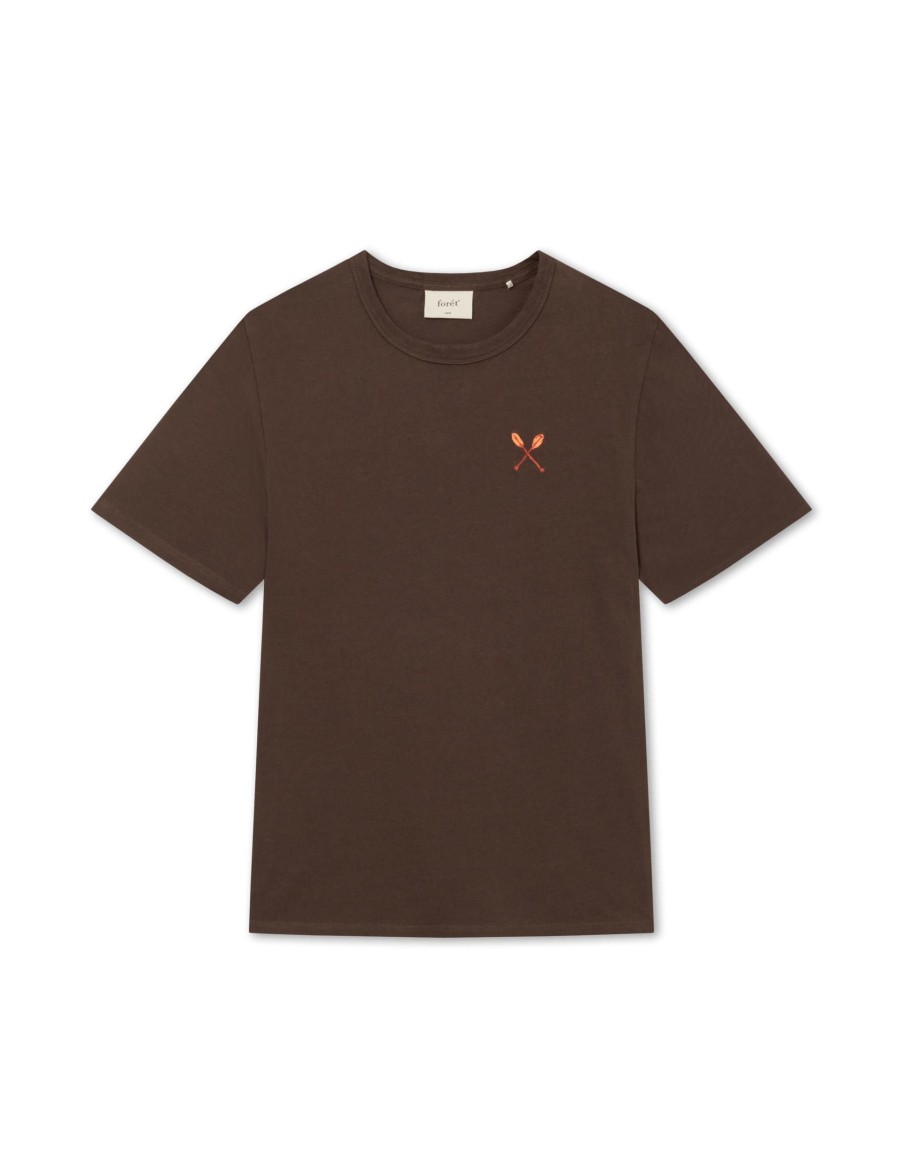 Forét Sail T-Shirt-Deep Brown | T-Shirts