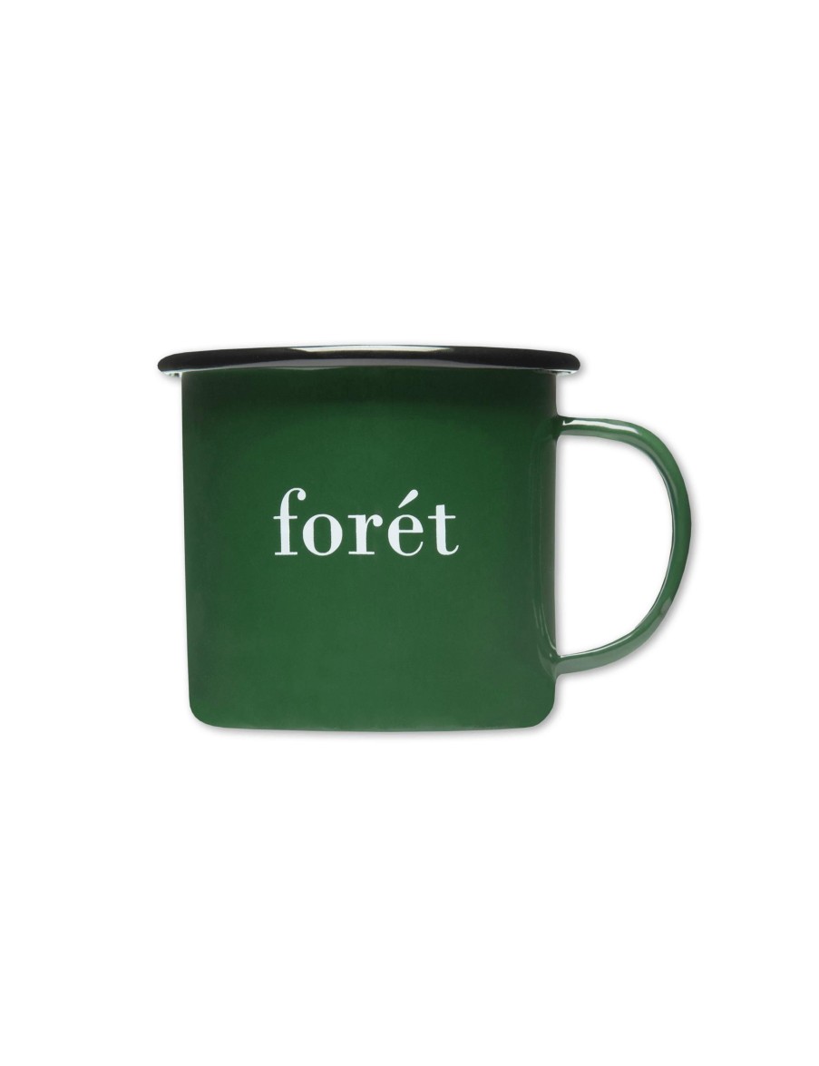 Forét Bean Enamel Mug-Dark Green | Outdoor Goods