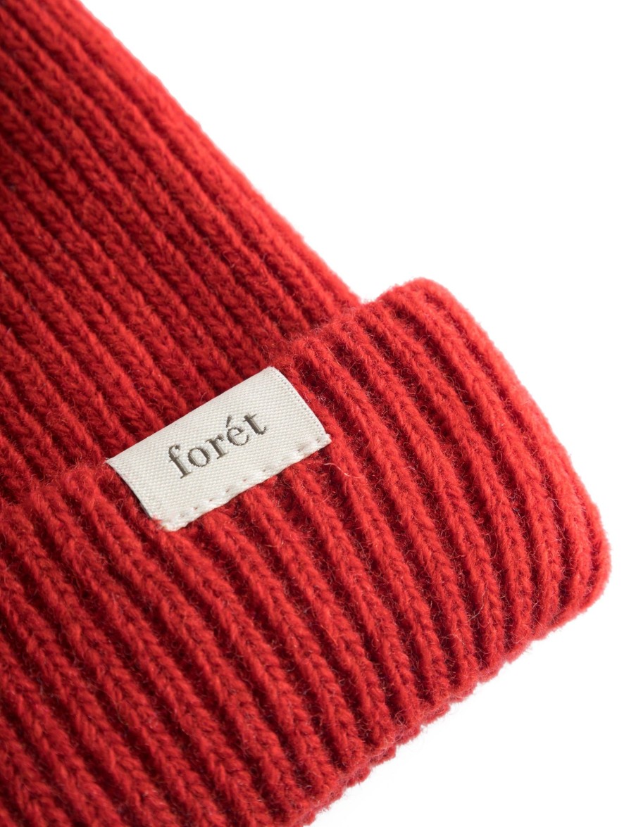 Forét Top Beanie-Red | Goods