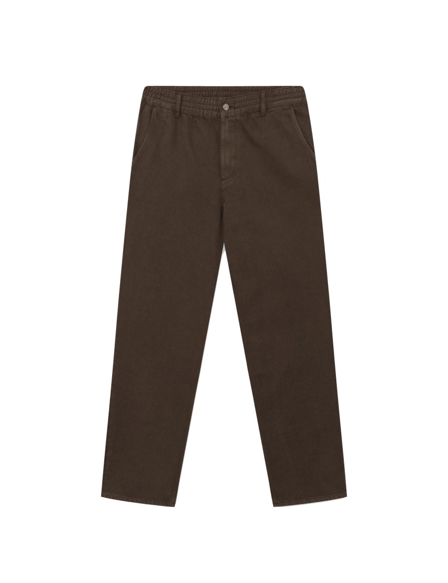 Forét Clay Pants-Deep Brown Twill | Pants