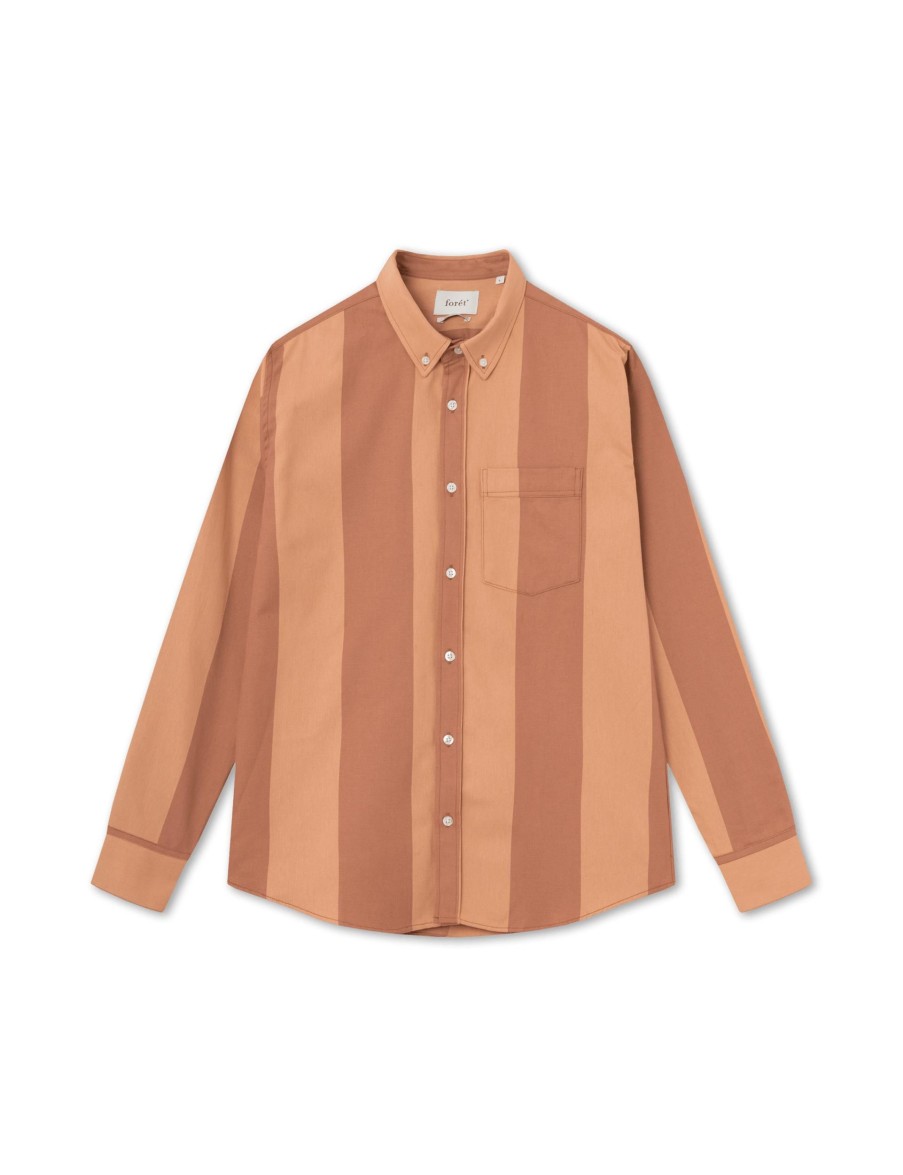 Forét Petal Shirt-Sandstone/Brick | Shirts