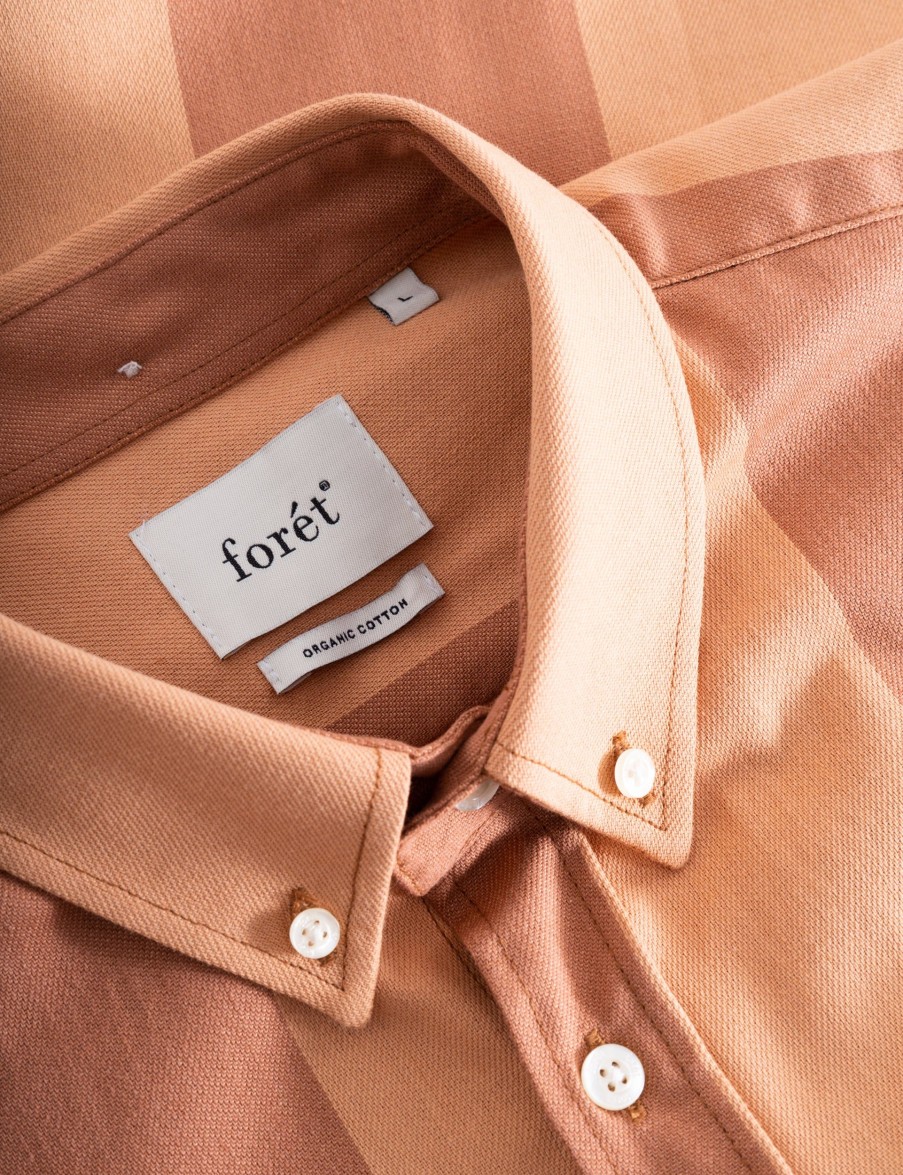 Forét Petal Shirt-Sandstone/Brick | Shirts