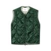 Forét Fresh Reversible Liner Vest-Dark Green | Jackets