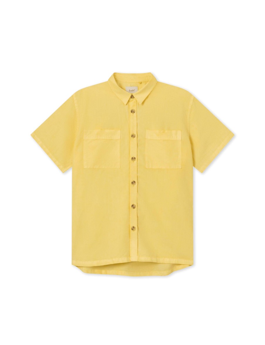 Forét Largo Shirt-Dusty Yellow | Shirts