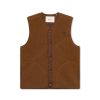 Forét Aura Sherpa Fleece Vest-Brown | Jackets