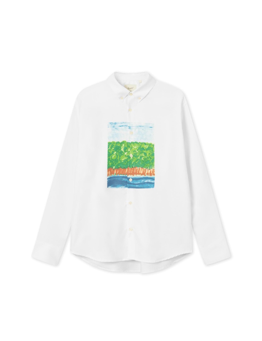 Forét Brisk Shirt-White | Shirts