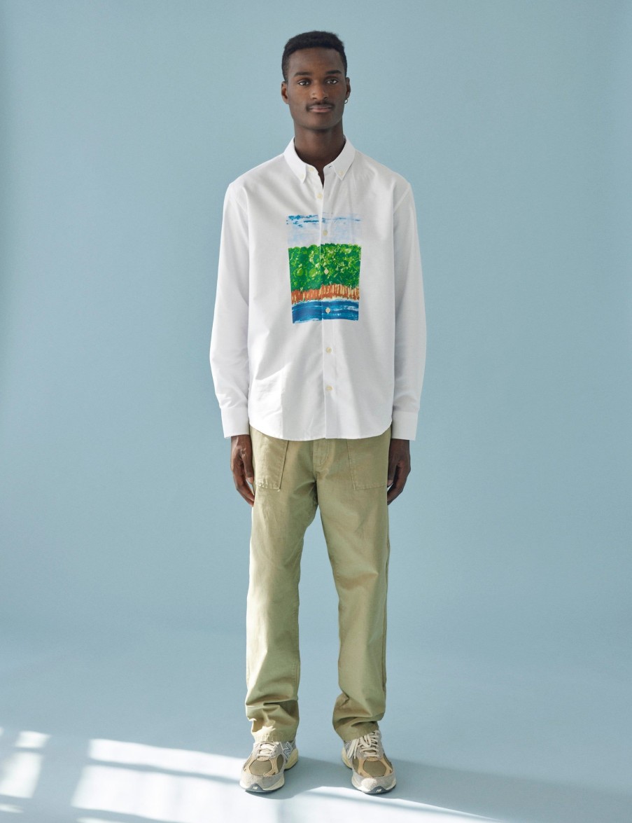 Forét Brisk Shirt-White | Shirts