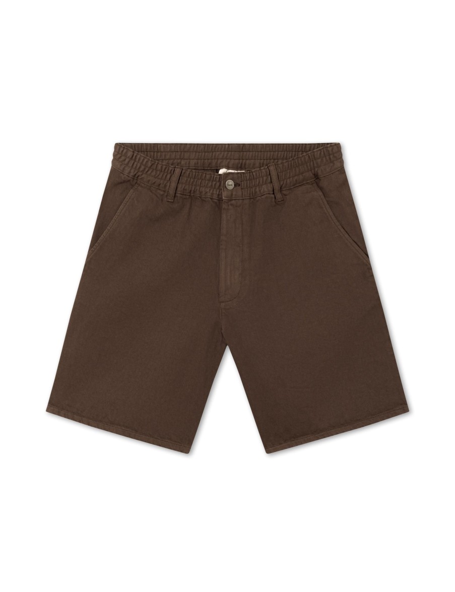 Forét Clay Shorts-Deep Brown | Shorts