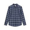 Forét Arctic Check Shirt-Navy | Shirts