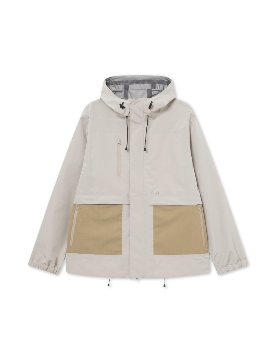 Forét Blade Shell Jacket-Chalk | Jackets