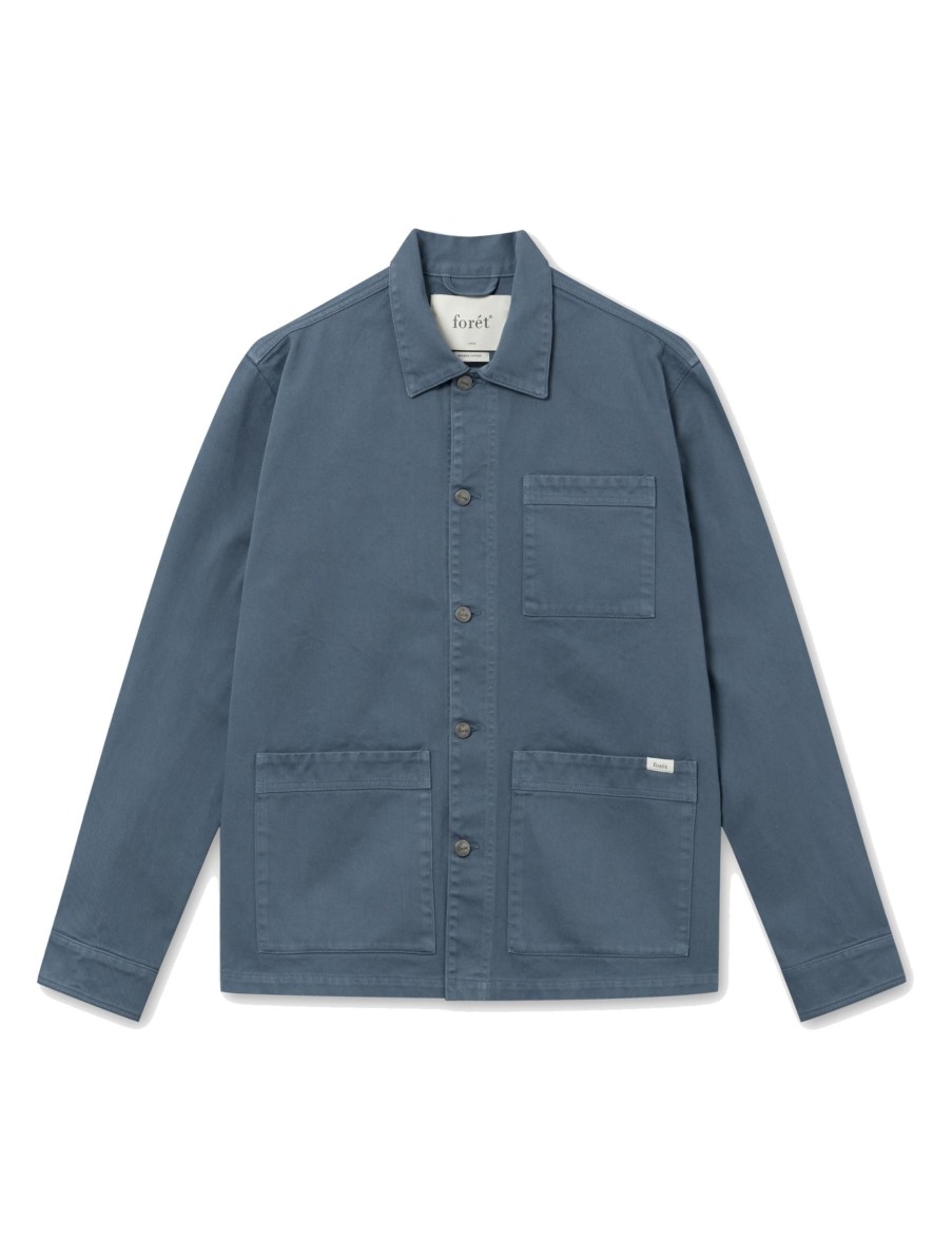 Forét Heyday Overshirt-Vintage Blue | Shirts